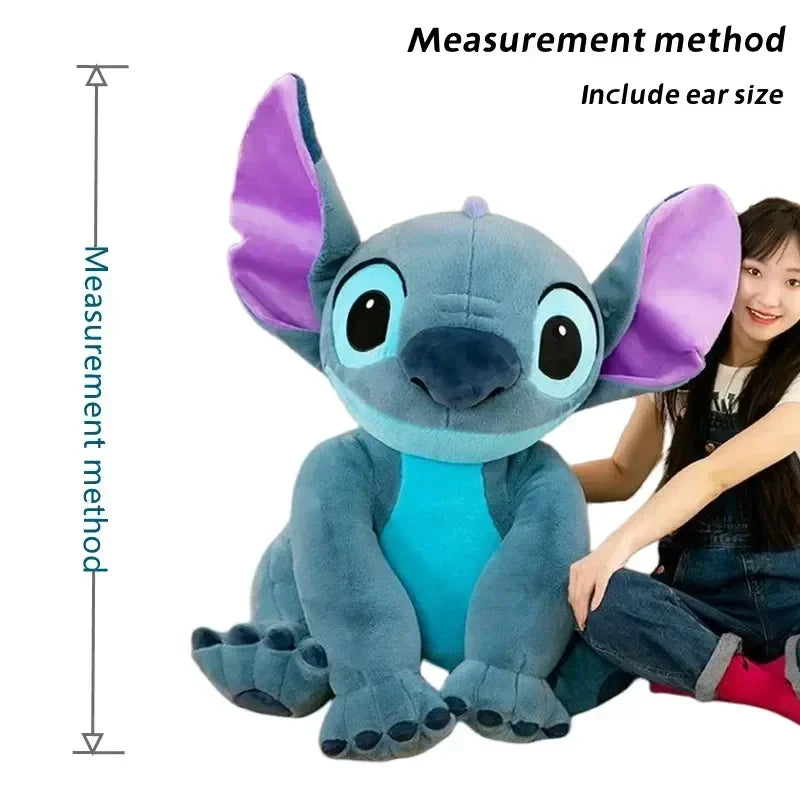 Miniso Cartoon Disney Giant Size Lilo&Stitch Plush Stuffed Dolls Animal  Sleeping Pillow Softmaterial Toys Children Xmas Gifts