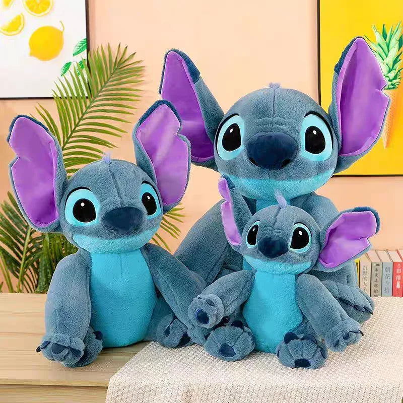 Miniso Cartoon Disney Giant Size Lilo&Stitch Plush Stuffed Dolls Animal  Sleeping Pillow Softmaterial Toys Children Xmas Gifts